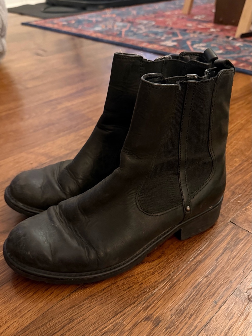 Clarks Orinoco club Black leather Boots